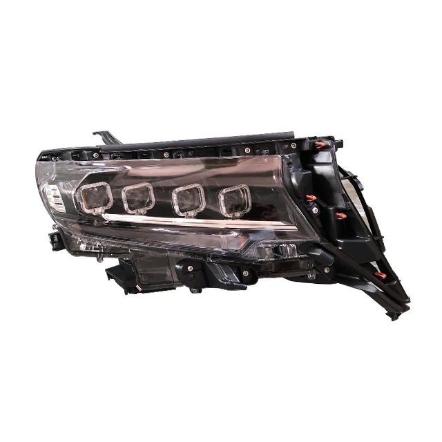 Off Road 4X4 Car Accessories Front Lamp Headlight For Toyota Landcruiser Prado Fj150 2010-2017 Upgrade 2018-2021 Head Lights