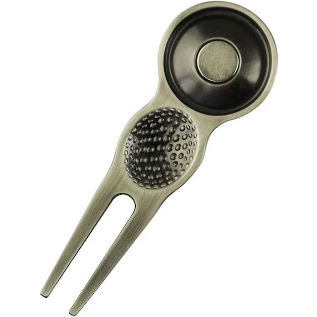 
Custom Golf Accessory Golf Divot Tool With Iron Golf Hat Clip 