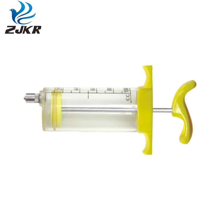 CETTIA KD308 plastic steel livestock cow vaccine hypodermic syringes injector 100ml
