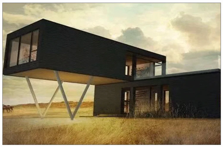 ULT-RF-05 40ft 20ft Container holiday portable house foldable  affordable Villa showroom tiny house container house capsule hotel