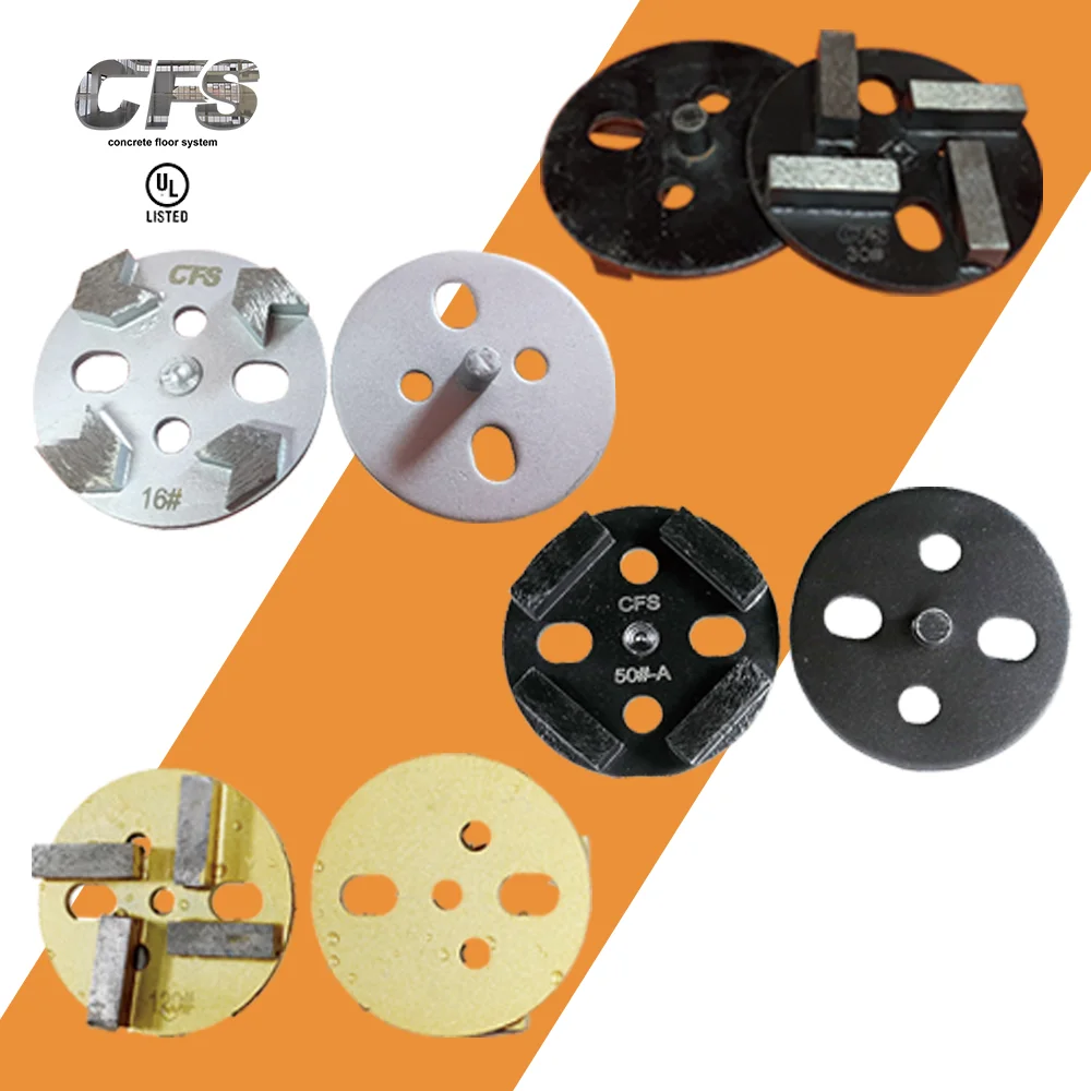 ridi clock two segment mental grinding disc diamond floor grinding disk grinder machine diamond disc