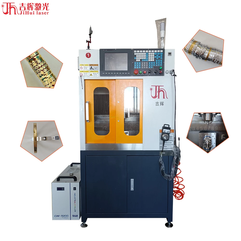 CNC 5000W/800W Milling Machine 5 Axis linkage Automatic tool change Mini-CNC jewelry machine 12 knives in the Arsenal