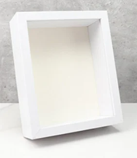 2023 Custom Wood Shadow Box 3cm 5cm Deep Shadow Box Photo Frame Wall Art 3D Picture Frame Flower Display Frame