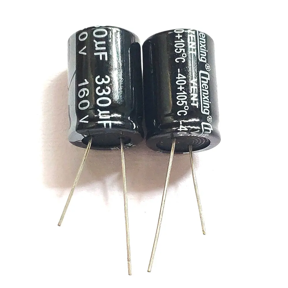 160V 1mF 2.2mF 3.3mF 4.7mF 10mF 22mF 33mF 47mF 100mF 220mF 330mF Radial Aluminum Electrolytic Capacitor