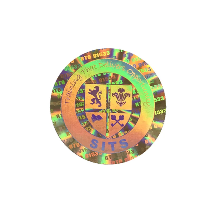 Custom all kind holographic 3d authenticity hologram sticker label printing
