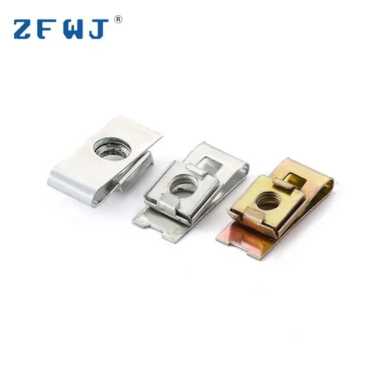 China wholesale 65Mn galvanized u shaped steel clamping clip nut
