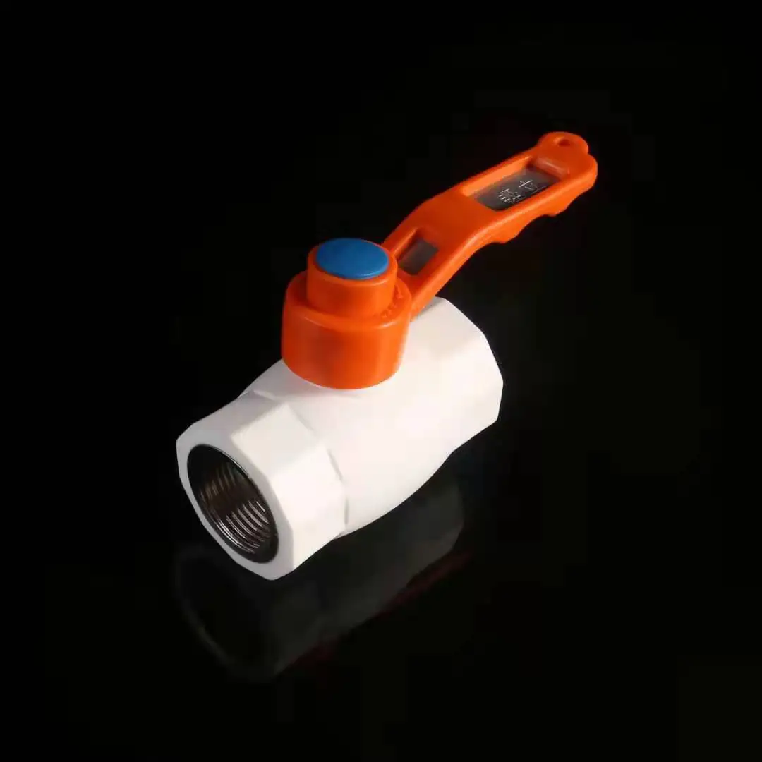 Factory Direct High Quality Full Port Plastic PPR Ball Valve Female Thread for Plumbing System from Zhejiang China
