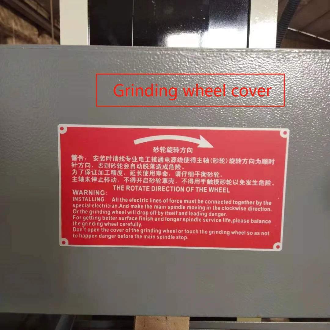 Ручное управление поверхностной шлифовальной машины M820 гарантия качества универсальный металлический шлифовальный станок