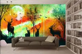 Yotta R5000 5m Printer2400dpi Digital Printing Machine UV Roll To Roll Printer