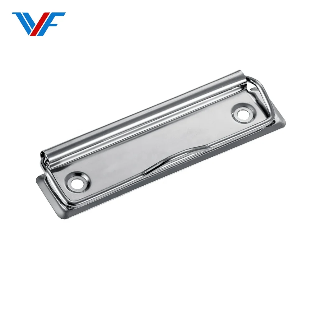 Office Supplies Nickle Gold Black Plating Metal Clip Board Clip To Clipboard