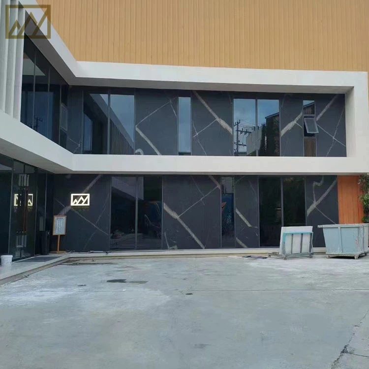 KINGS-WING Thunderbolt Granite Slab Natural Stone Raw Block Price Black Wall Marble Granite Slab For Interior And Exterior Wall