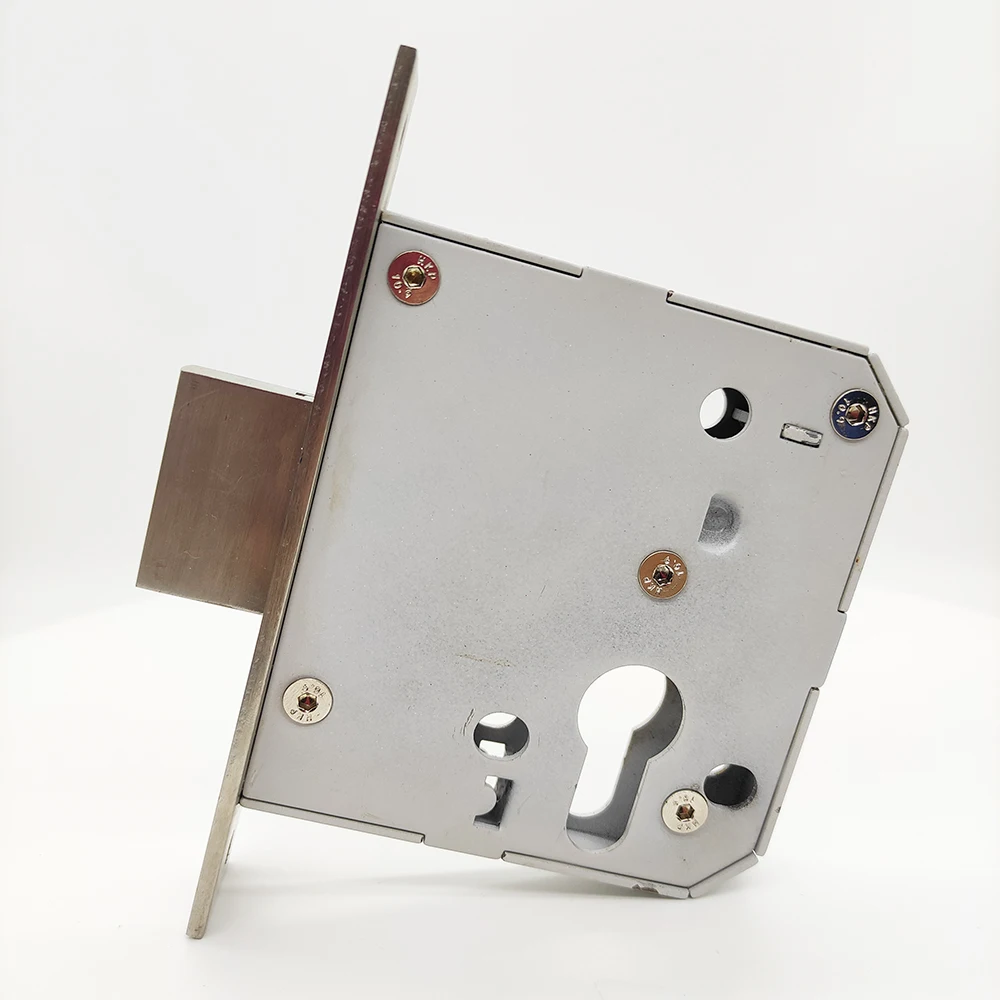 60mm backset single bolt 304 stainless steel mortise lock entrance door lock