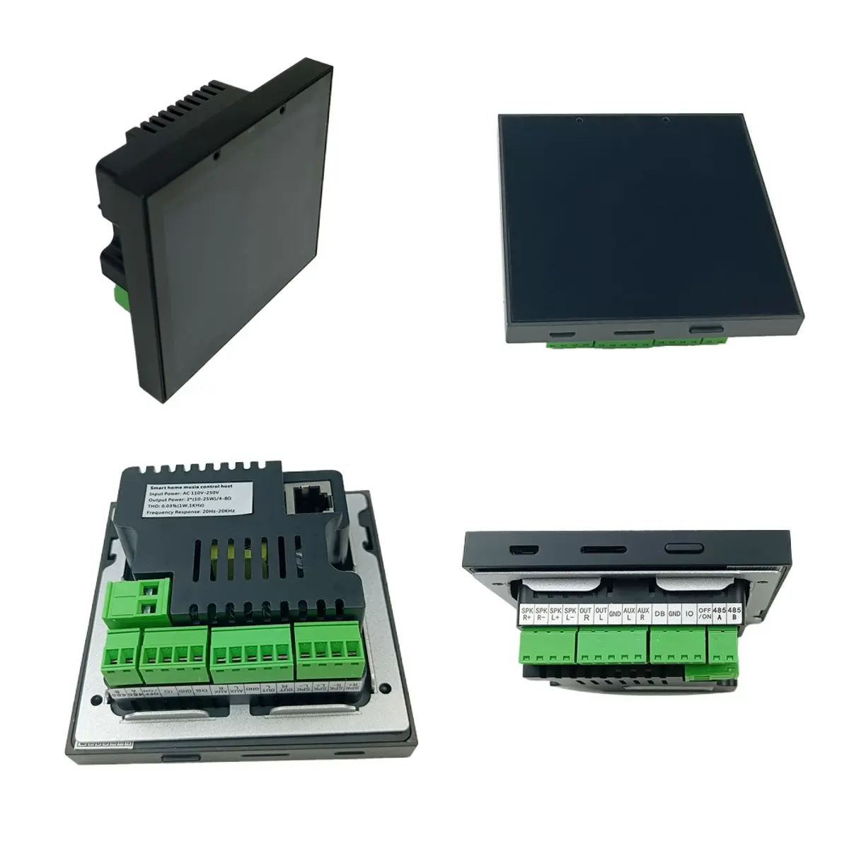 Hot Sale Wifi Multi Room Audio System Wall Mount Touch Screen 4 Inch Amplifier Home Audio Smart Home Control Panel