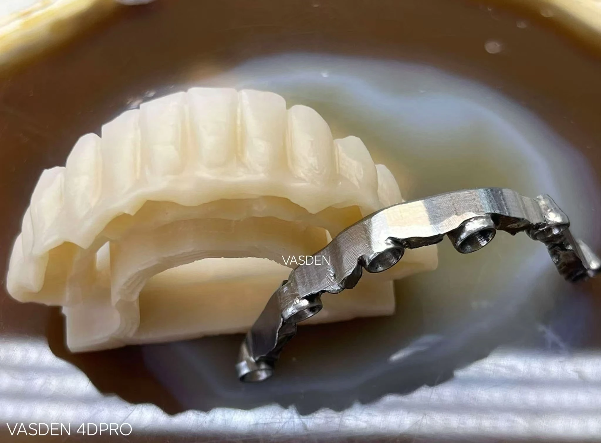 vasden 98mm 4D Pro Dental Zirconia Block Multilayer Material Transparency for Dental Anterior 14unit Bridges Dentist CAD