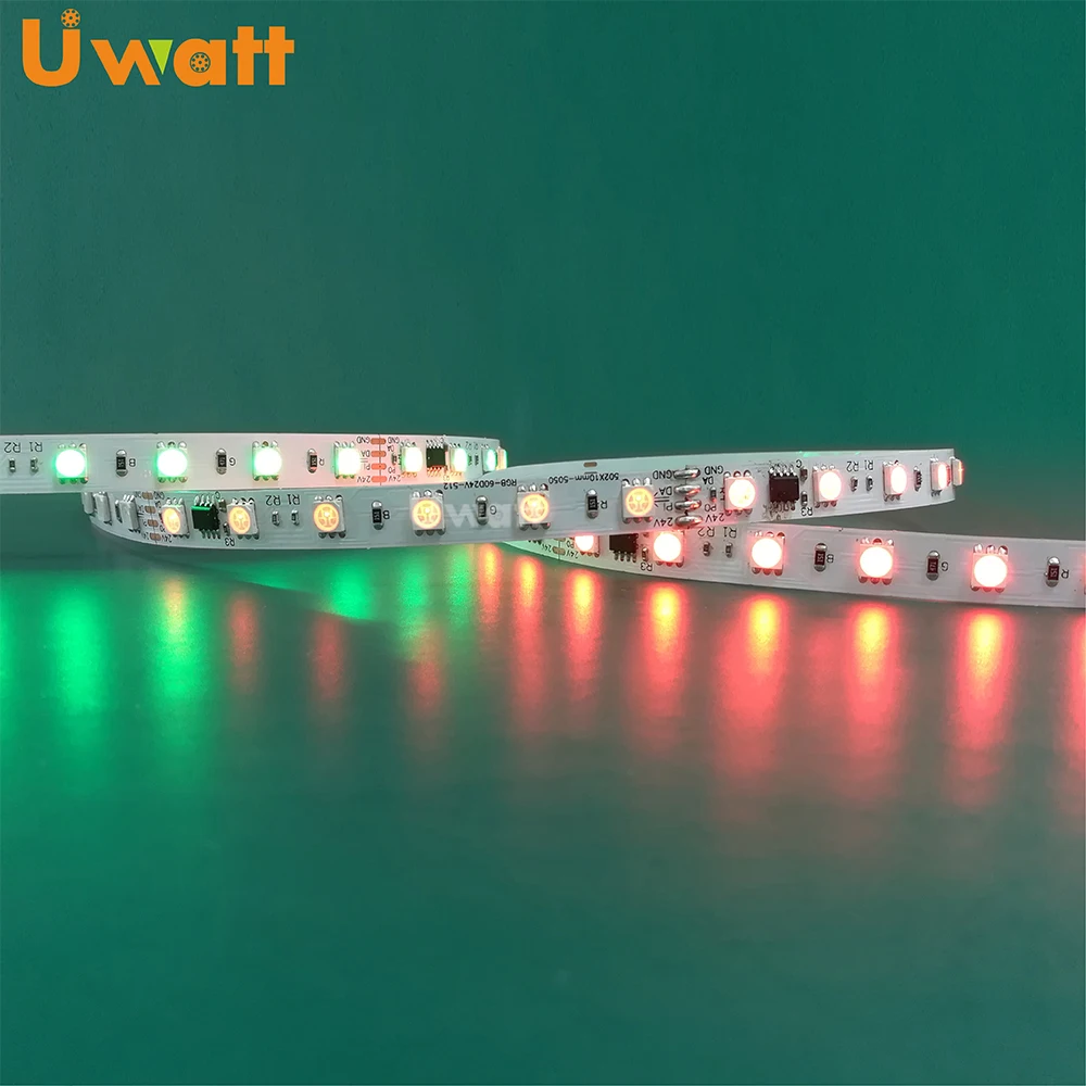 Full Dream Color Addressable Controller 60led/m 12V 24V RGB RGBW WS2811 LED Strip With Decoration
