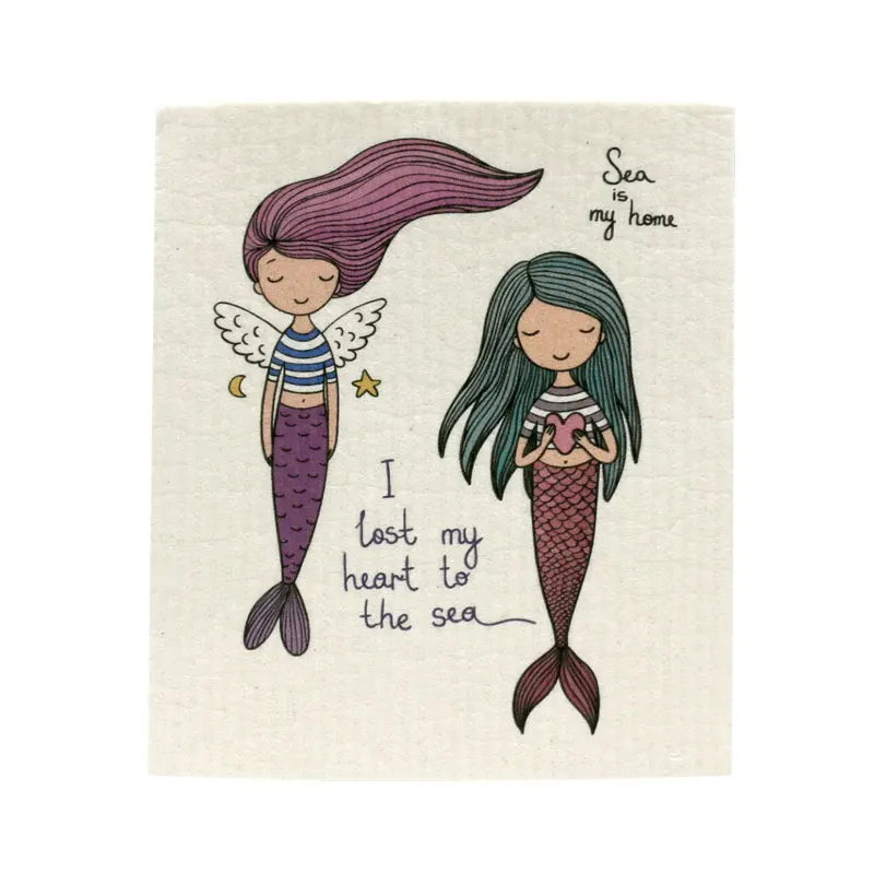 Customized Reusable Swedish Dishcloth Absorbent Cellulose Dish Sponge Cloth reusable Swedish Dishcloth Cleaning Cloths 10 pack