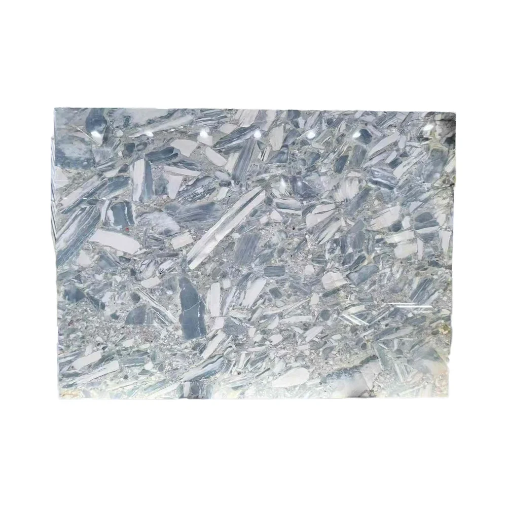 RF  Luxury brazil exotic COCADA BLUE quartzite big slabs