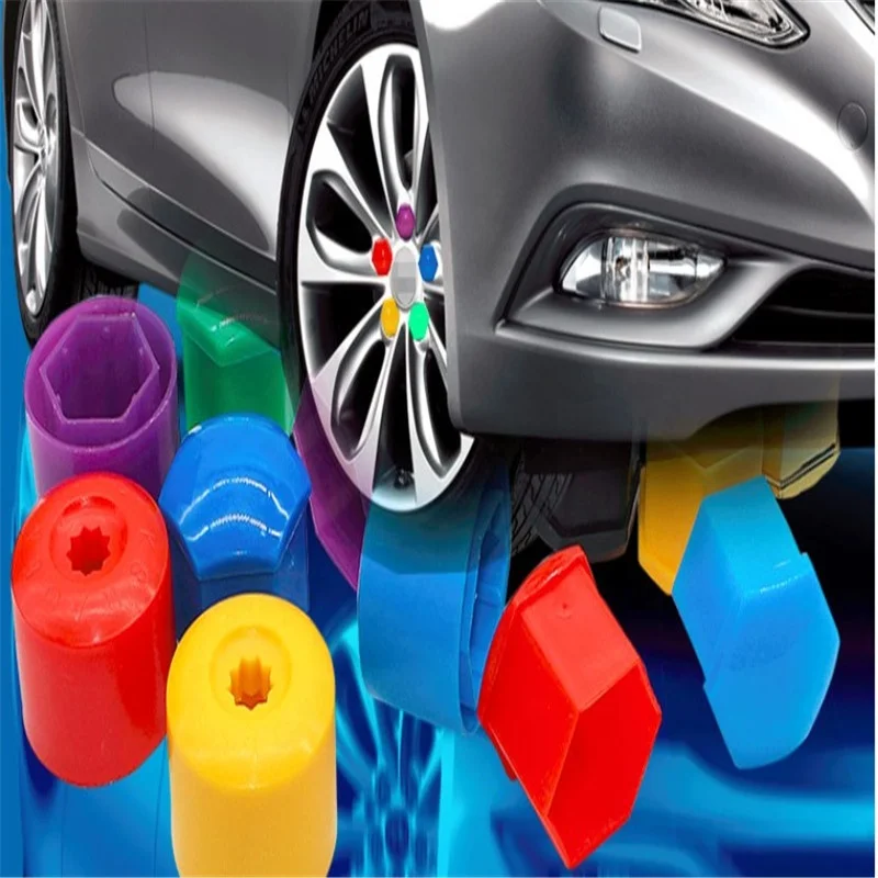 17mm 19mm 21mm  Tire Screw Caps Wheel Decorative Plastic Shell Nut Protective Cover