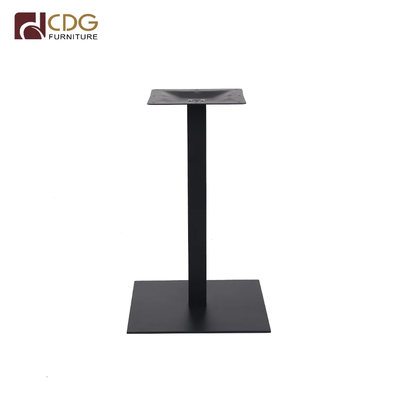 Stainless Tube Base Restaurant Wood Dinning Table Steel Base Metal Coffee Shop Tulip Table Leg