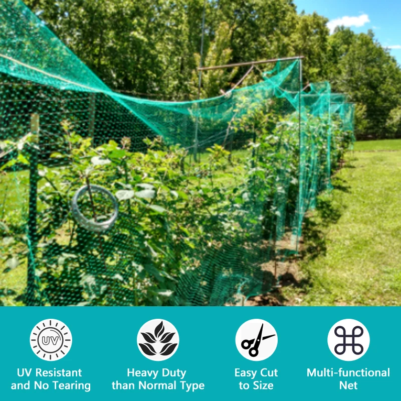 Fashion Agricultural polyethylene anti-bird net Invisible Anti bird protection net Garden Vineyard bird netting