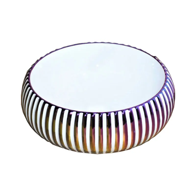 Contemporary concrete washbasin ceramic golden vasque lavabo bathroom hand wash basin