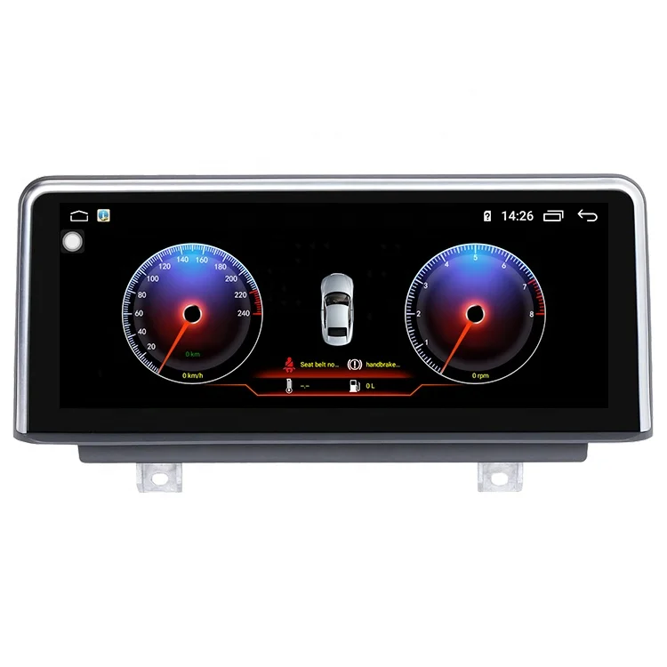 IOKONE 10.25" Android 10.0 touch screen autoradio IPS 2.5D 2 din gps car video player For BMW X1 F48 NBT System 2016 2017 2018