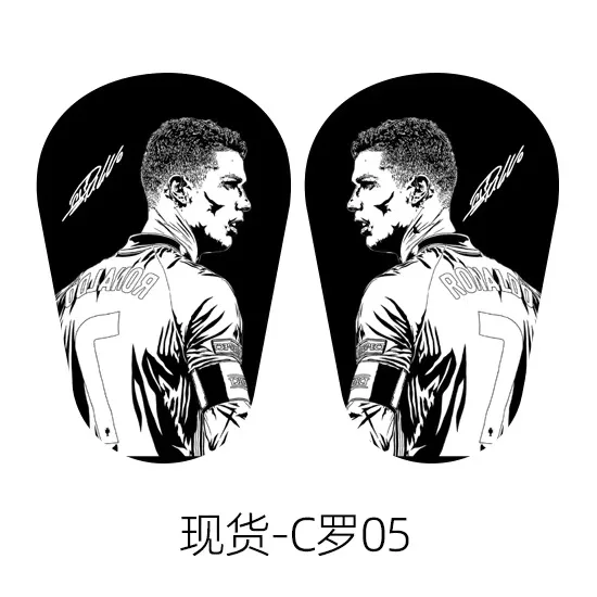 Custom Mini Soccer Shin Guards Pads 8*5cm & 10*6cm Small Knee Protector for Football Players & Arthritis Patients