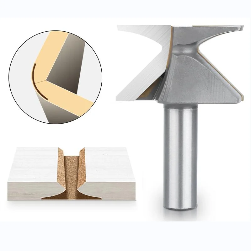 HUHAO  68mm 1/2*R18 R30 TCT wood working  Milling Cutter Arc-Shaping router bit for wood 407291101