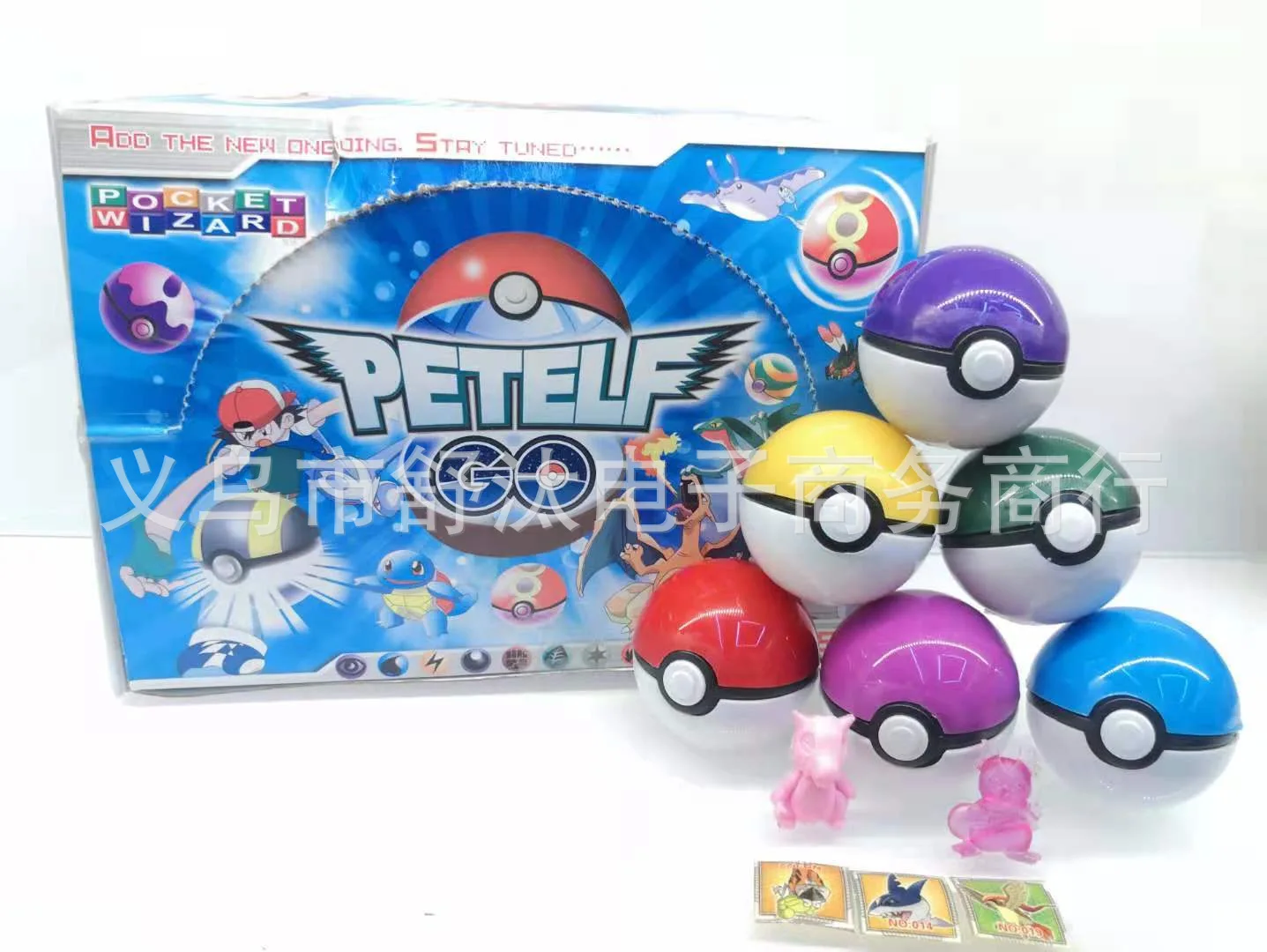 Hot Selling Anime Character 6 Cm Plastic Ball With Cartoon Ball Figure Toy Inside Capsule Toy