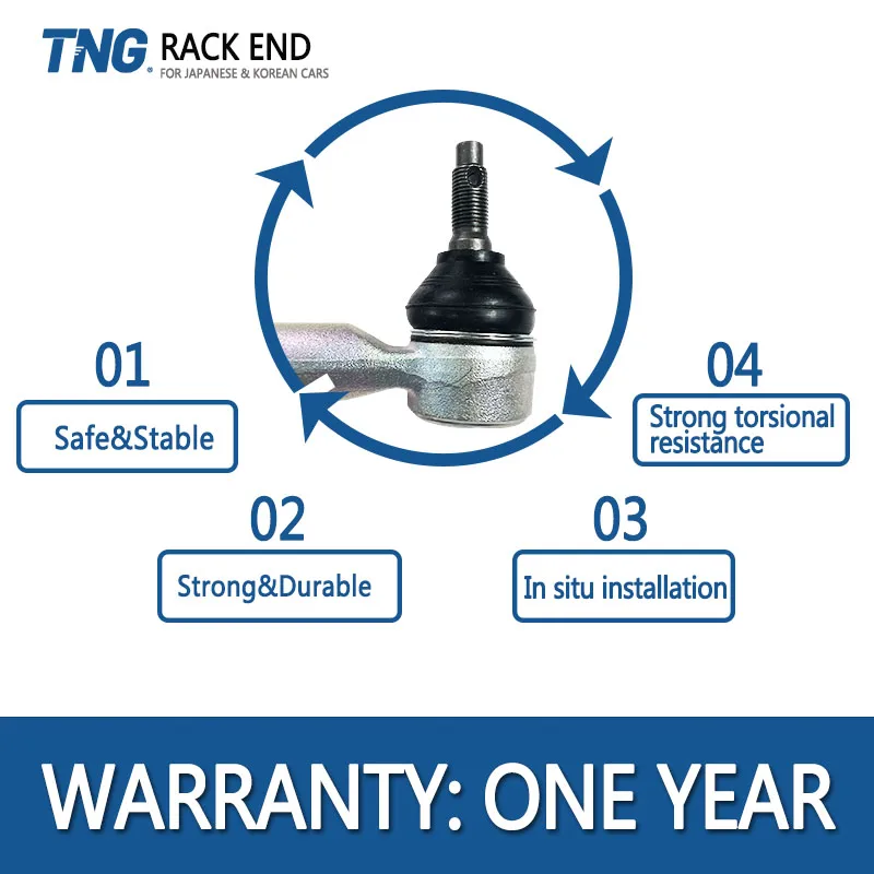 Spare Parts Left Right Rack End Tie Rod End For Nissan Tiida C11 2005-2010 48521-3U025 48520-3U025 48640-3U025