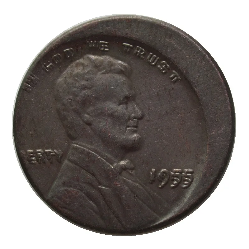 Оптовая продажа винтажная монета 1955/1955 двойная сторона американская Пенни медь копия США маленькие центы