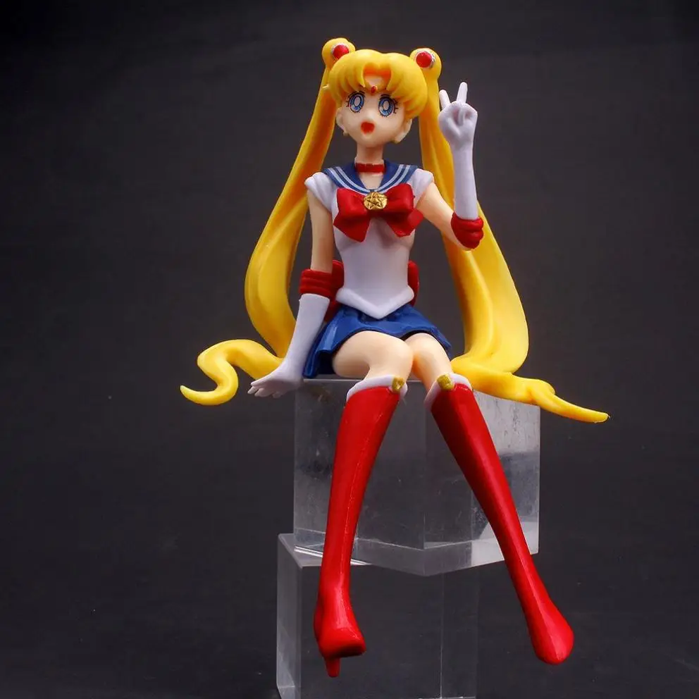 Hot sale Japanese Anime 5 Pcs Sailor Moon PVC Action Figures