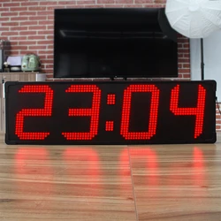 CHEETIE CP031 Waterproof Outdoor Countdown Timer 4 Digits 12 Inch LED Large Sport Clock Race Countdown Timer