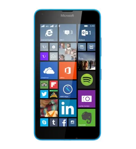 Original unlocked for Nokia 640 Quad-core 8GB ROM 8MP Windows cell phone 4g  5.0 inch 2nd hand cheapest mobile phone online