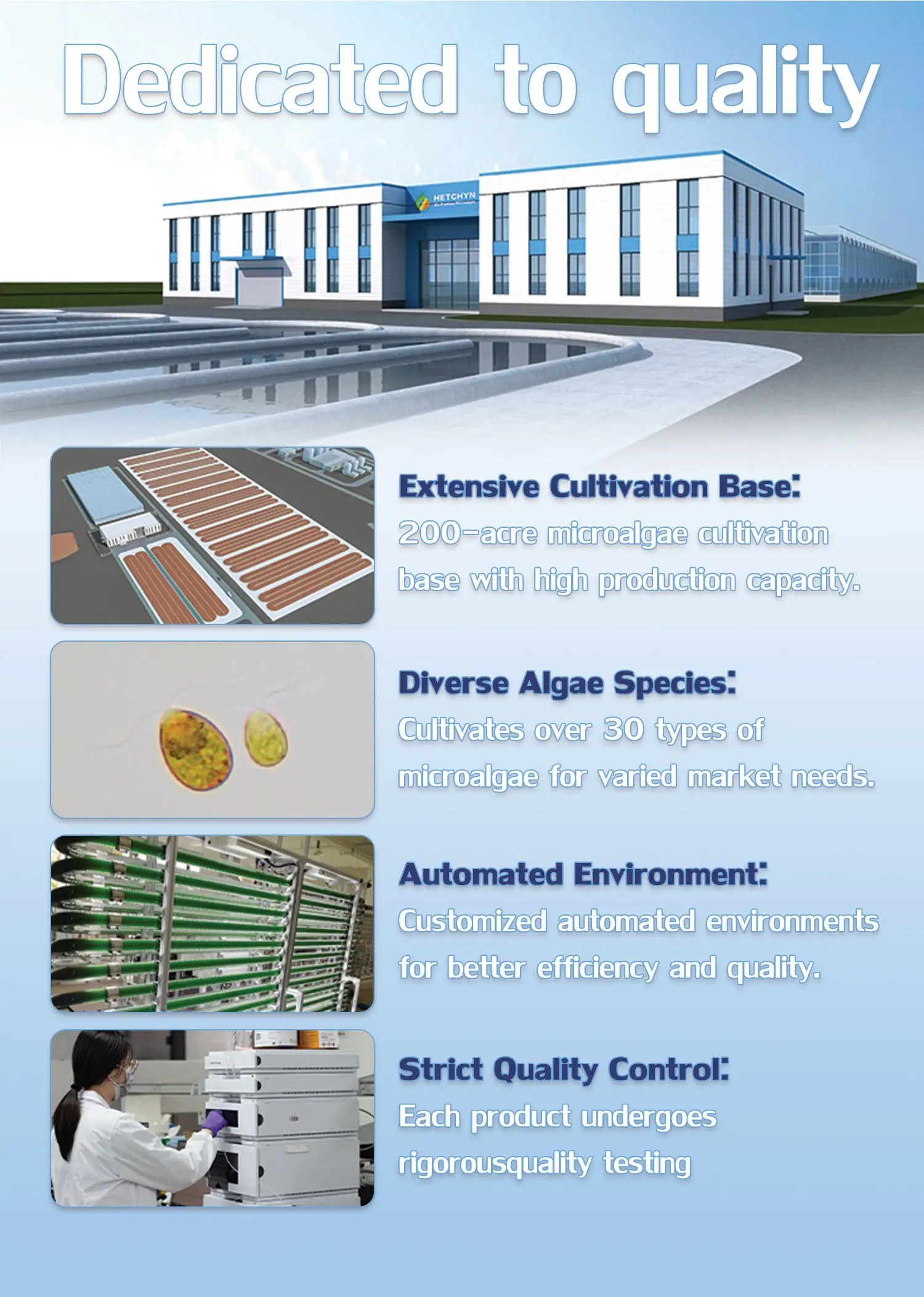 HETCHYN Factory Natural Blue Pigment Spirulina Extract Powder E6 E10 E18 Phycocyanin