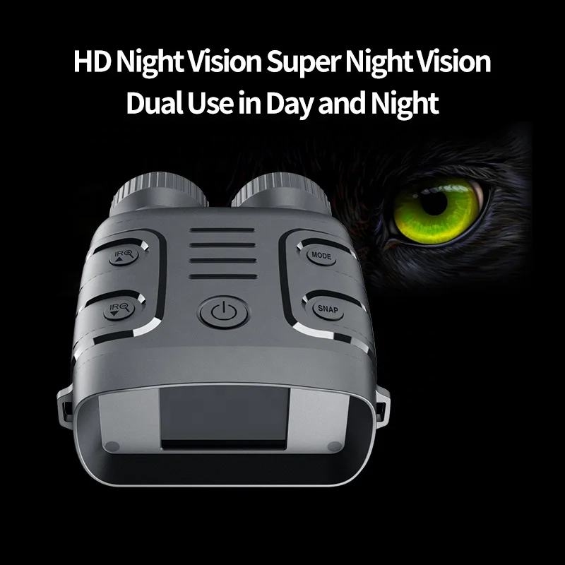 5X Digital Zoom Long Range Hunting Night Vision Binoculars Hunting Telescope with Large TF Card Storage