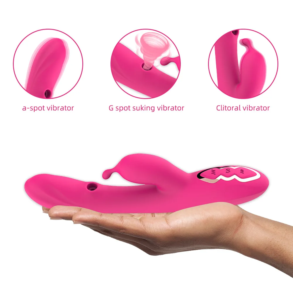 Wholesale Vibrator 7 Modes Clit Sucker Vagina Sucking Vibrators For Women Clitoris Stimulator Dildo Vibrator