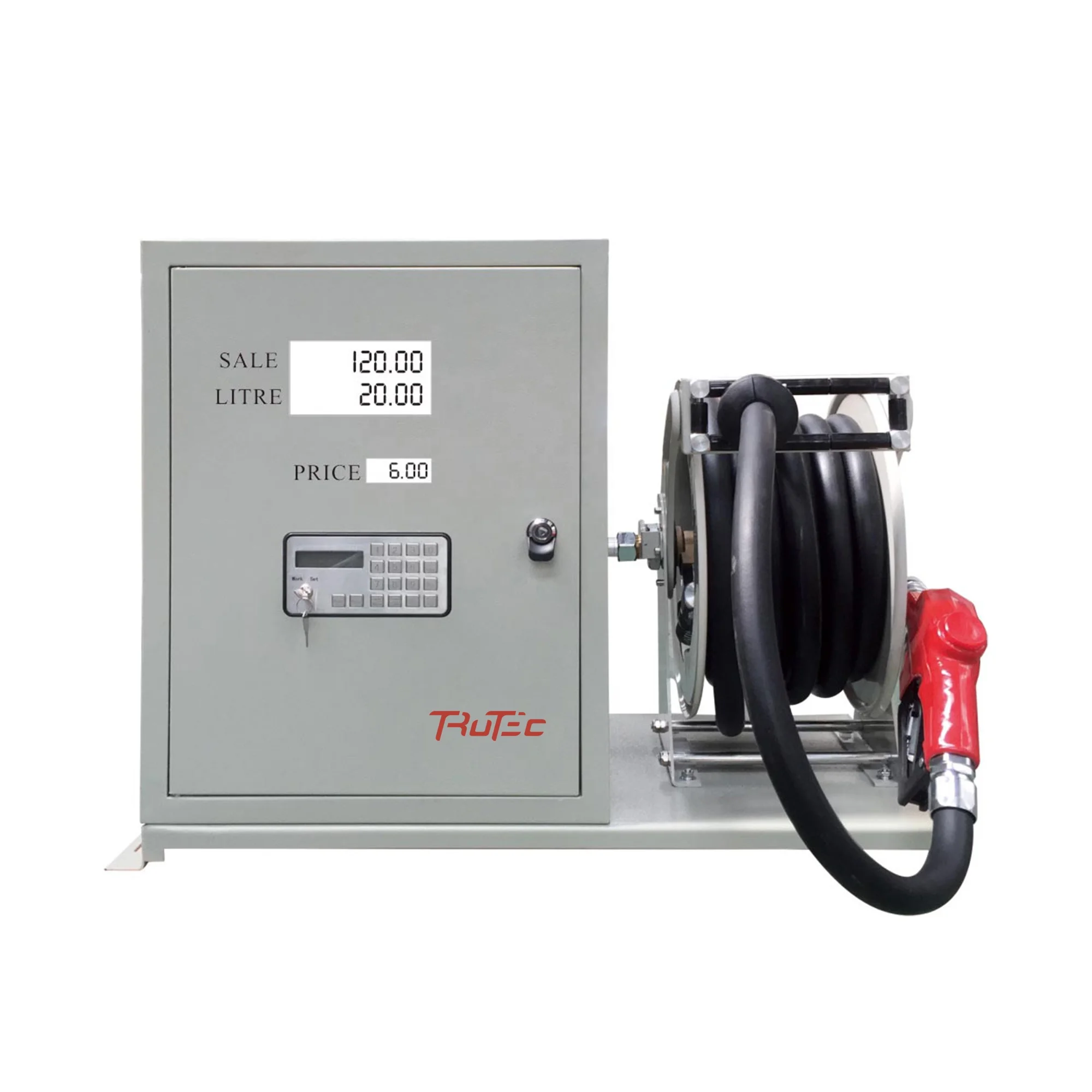 Mounted on truck mini pump used for diesel with power AC 220V or DC 12V/24 function with bill printing