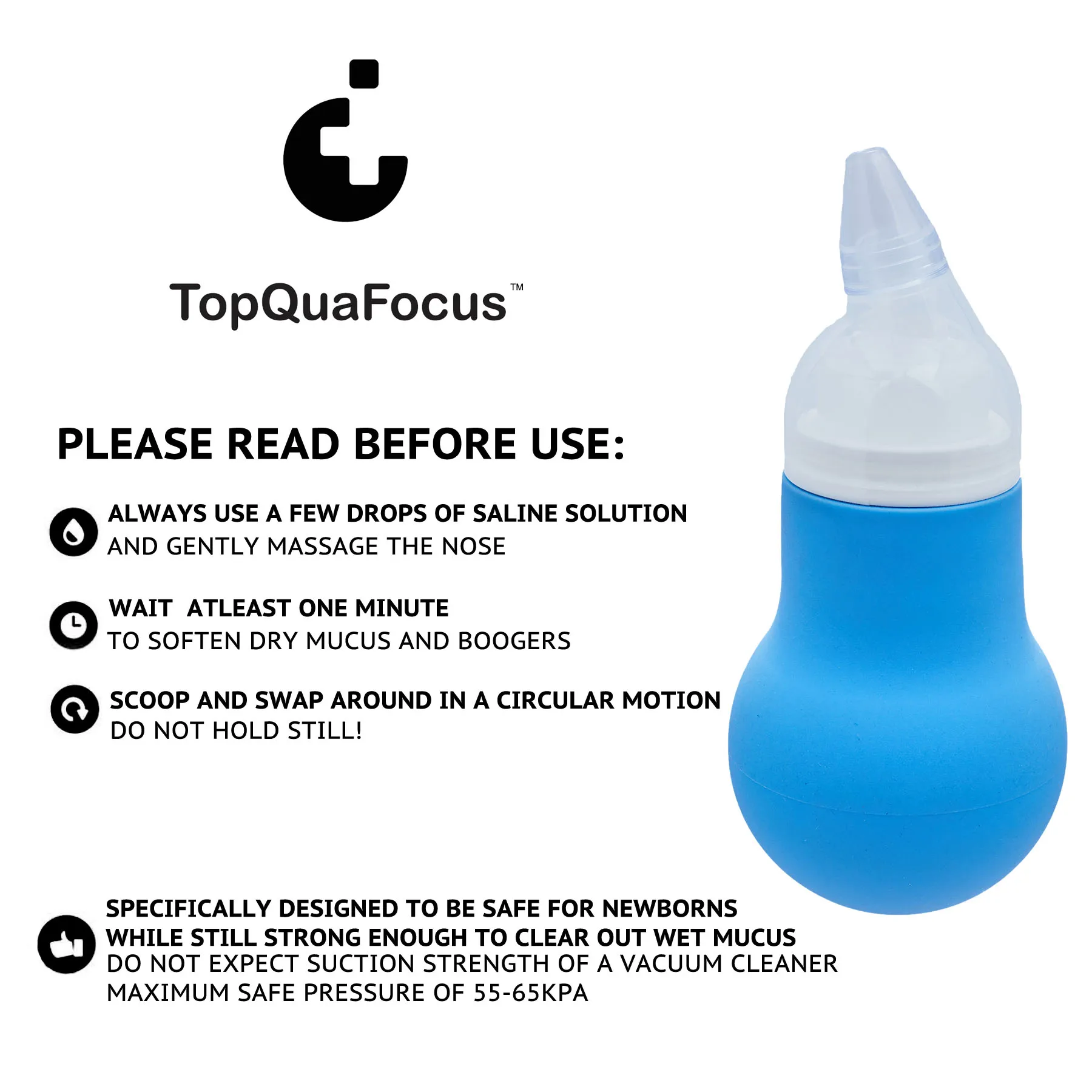 Nasal Aspirator Vacuum BPA Free Washable Baby Nose Vacuum Cleaner Nasal Aspirator Vacuum