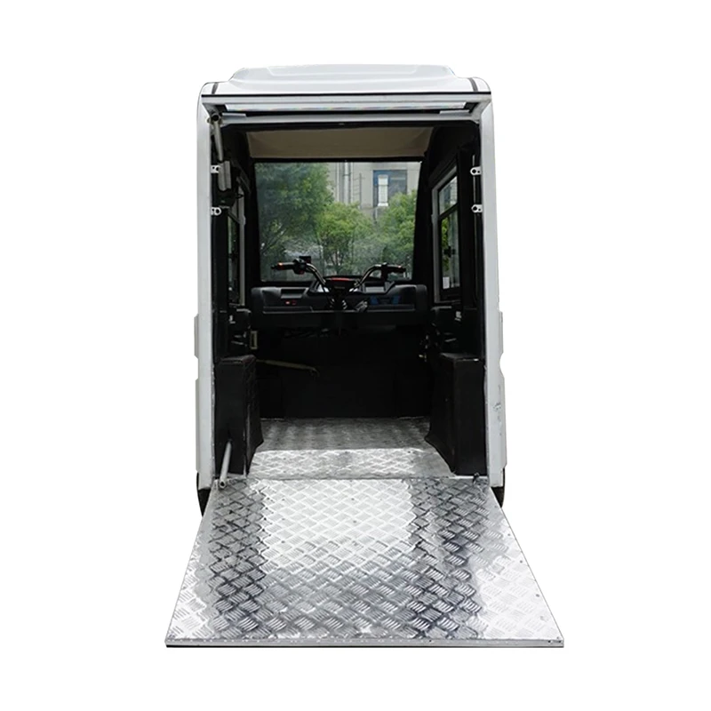 Factory Supply Mini 4-Wheel Electric Car with 2 Doors Cheap EV Lead Acid Battery Wholesale Price for disabled