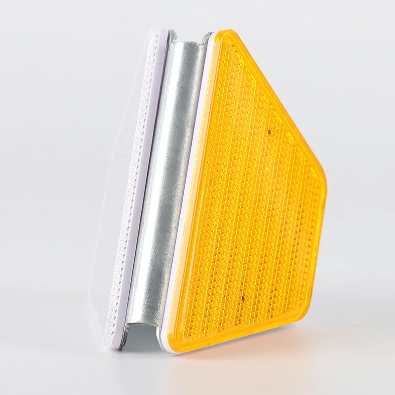 High Visible Reflective Roadway Delineator Double Sided HDG Trapezoid Roadside Marker Highway Guardrail Reflector