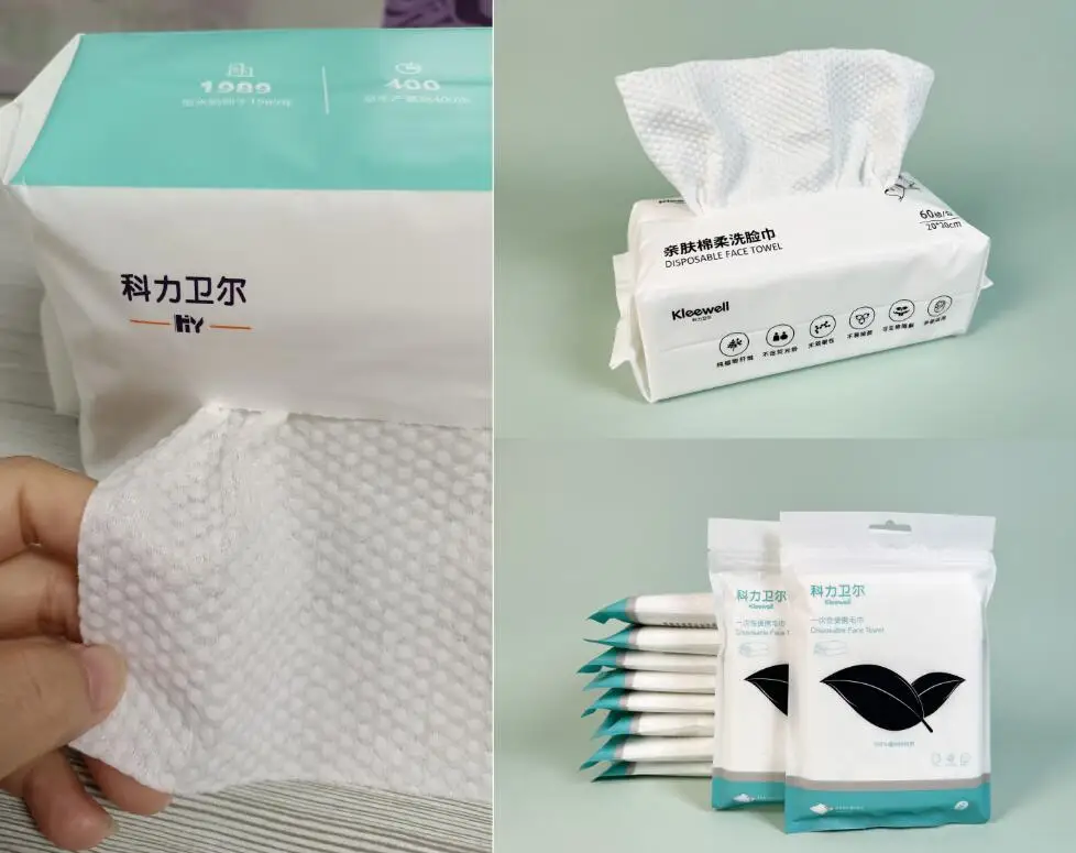 Spunlace nonwoven fabric raw material for wet wipes rolls Hotel disposal viscose non woven face towel