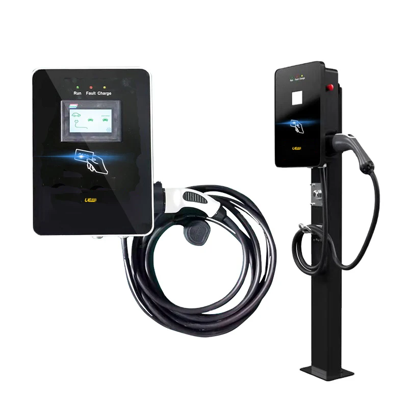 UE22kw AC EV Charger with Type 2 wall mounted ev charger solution wallbox battery charger with 4.3 screen