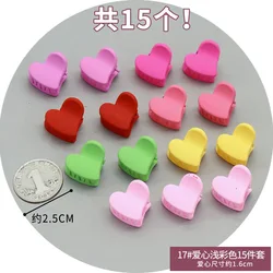 Acrylic Mini Cute Girl Candy Color Baby Children Flower Hair Claw Clips