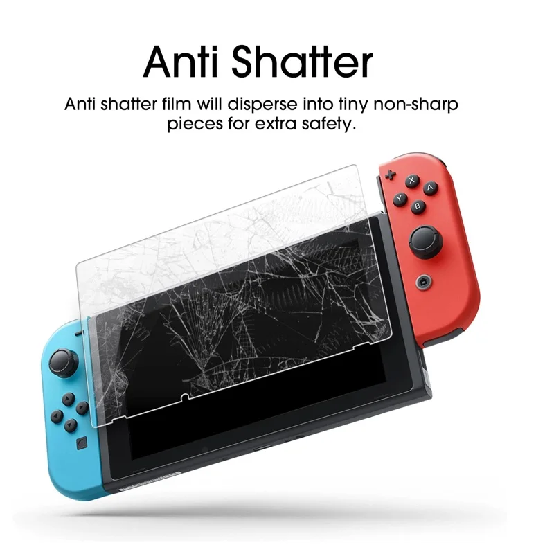 2-Pack Amazon Hot Sell 0.33mm 2.5D Switch Oled Tempered Glass Screen Protector For Nintendo Switch Oled