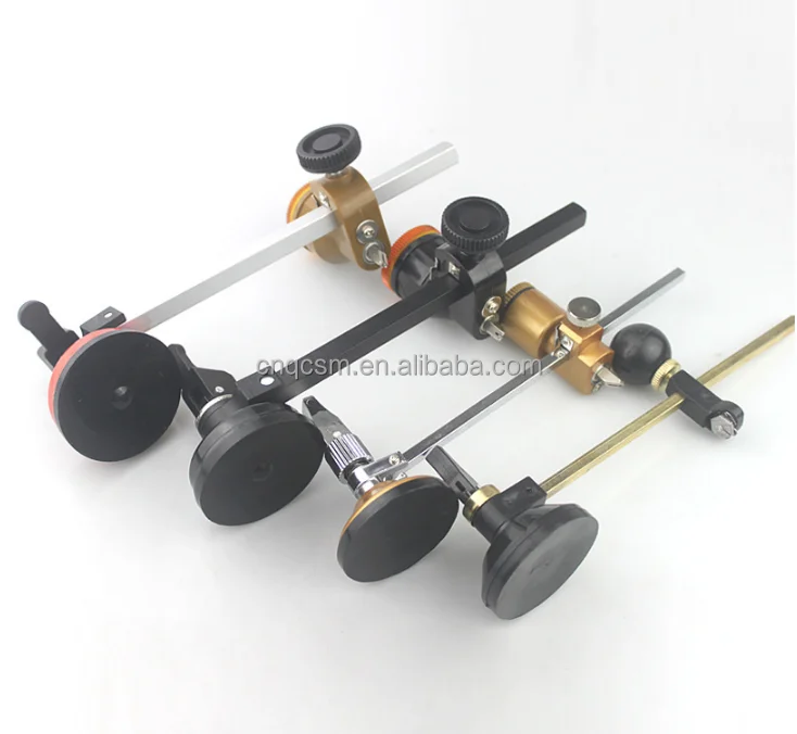 Industrial Grade Diamond Glass Cutter Sharp Wheel Blade  Compasses Suction  Circle Round Glass Cutter