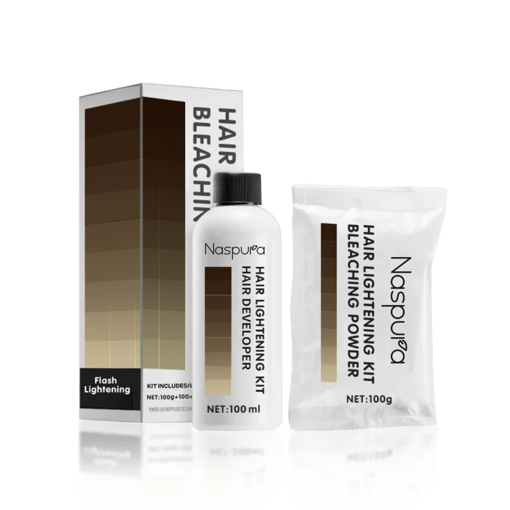 Супер светлый порошок для отбеливания волос без пыли с окисляющим комплектом для осветления волос