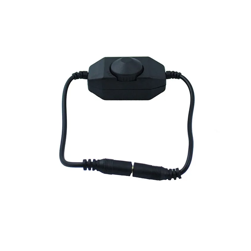 0-100% adjustable Inline led lamp dimmer knob switches for single color led strip
