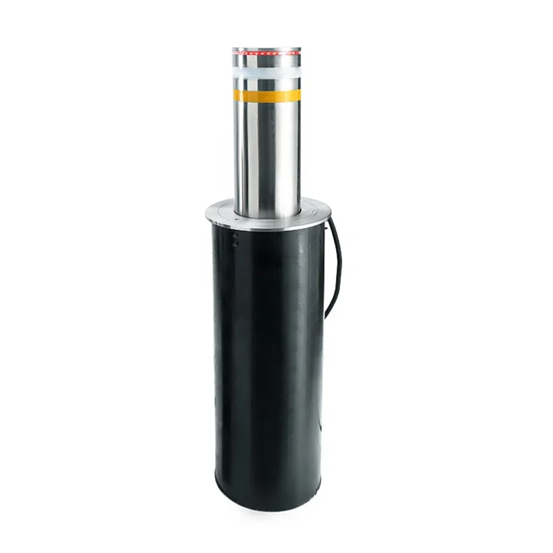 Traffic Safety  Internal Lock Traffic Barrier Full Automatic 219 mm Hydraulic Rising Bollards HZ-SS219