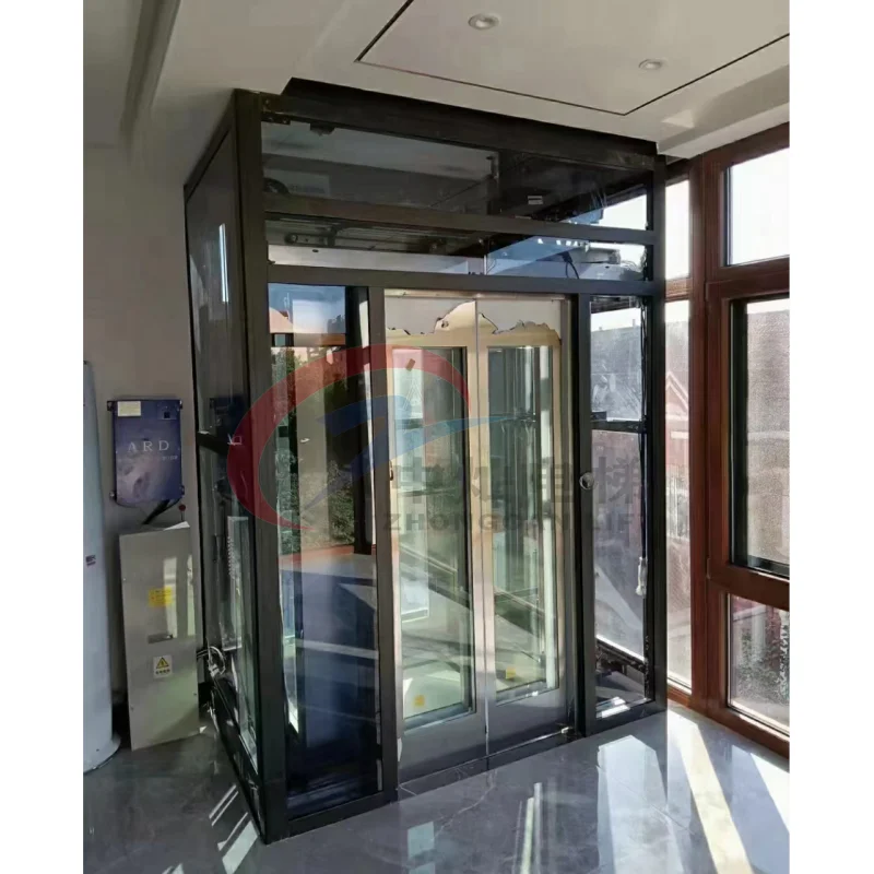 Hot Sale Commercial Passenger Elevator /3 floor 400kg residential villa lift /electric house home elevators for sale
